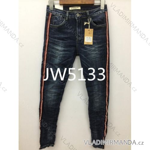 Rifle jeans úzke dlhé dámske (xs-xl) Jewell LEXXURY MA118JW5133