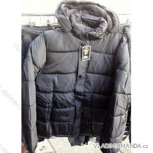 Zimná bunda polstrovaná s kapucňou nadrozmerné pánska (2xl-5XL) HUAGE 1803BZ