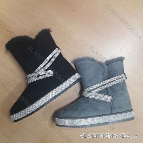 Topánky členkové s kožušinkou dámske (36-41) OBUV OB318007