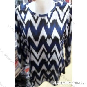Tričko tunika 3/4 dlhý rukáv dámske (l-3XL) DUNAUONE poľsko móda PM118HR-3298-NL