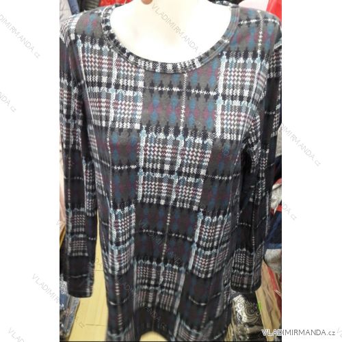 Tričko tunika 3/4 dlhý rukáv dámske (l-3XL) DUNAUONE polski moda PM118232