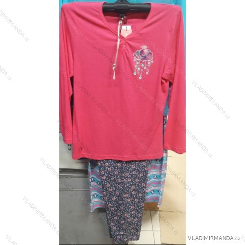 Pyžamo dlhé Dámske bavlnené nadrozmerné (xl-4XL) Benter IM101865716