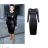 Šaty kožené dlhý rukáv dámske (s-2xl) AFASHION AF18201