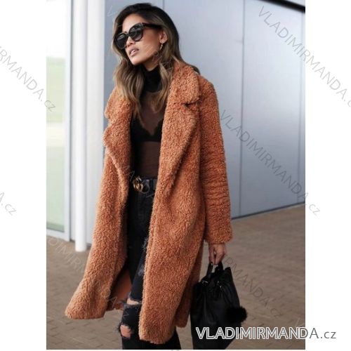 Kabát kožúšok dámska zimná (uni s-3XL) AFASHION AF18214