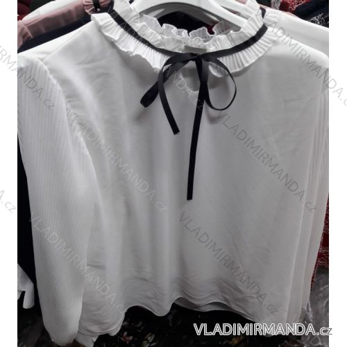 Blúzka dlhý rukáv s maslom dámska (uni sl) Taliansko MÓDA IM918389