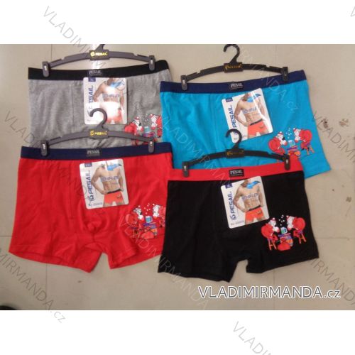 Boxerky pánske bavlnené vianočný motív (l-3XL) PESAIL G55418