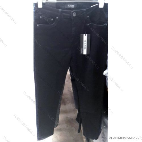 Nohavice dlhé plátené dámské (30-42) M.SARA SUN18MS531-13
