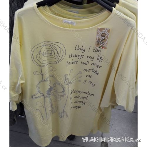 Tričko 3/4 rukáv dámske (uni sl) Taliansko MÓDA IM719011