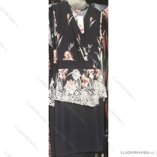 Šaty elegantné dámske nadrozmerné (42-50) Poľsko MODA PM219016