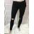Nohavice riflové dámske skinny (34-42 / čierne) MISS ANNA MA119E04