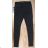 Nohavice riflové dámske skinny (34-42 / čierne) MISS ANNA MA119E04