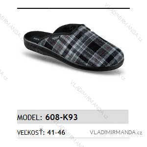 Papuče šľapky pánske (41-46) Mjartan OBUV 608-K93