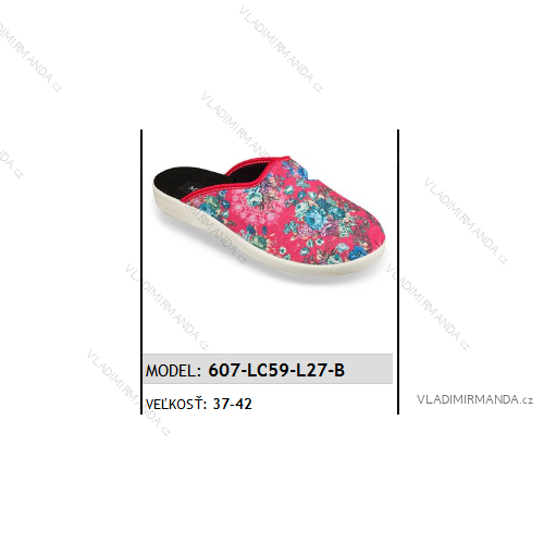 Papuče šlapky dámske (37-42) Mjartan OBUV 607-LC59-L27-B