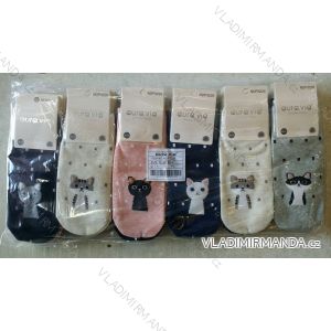 Ponožky dámske členkové bavlnené obrázkové (35-41) AURA.VIA NDP3226