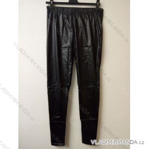 Legíny nohavice koženkové dlhé dámske (m-2xl) ELEVEK PP921