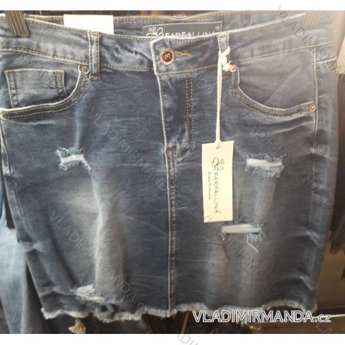 Sukňu riflová dámska (xs-xl) FARFALLINA IM919F6637