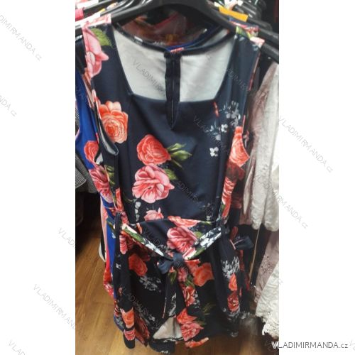 Šaty letné krátke dámske kvetované (uni s / m) TALIANSKÁ MÓDA IM919159