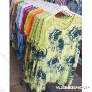 Tunika Tričko 3/4 rukáv dámske (uni M / L) Taliansko MÓDA IM1219271