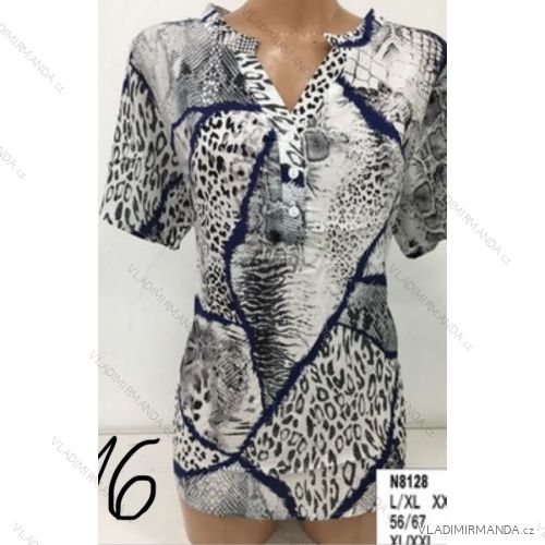 Tunika košele krátky rukáv dámske (L-3XL) ERBOSSI PM119063