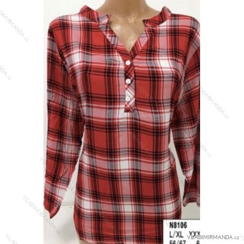 Tunika košele dlhý rukáv dámske (L-3XL) ERBOSSI PM119067