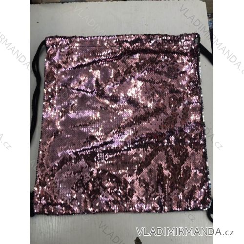 Vrecko na chrbát detský s glitrami (one size) POĽSKÁ VÝROBA POL119009