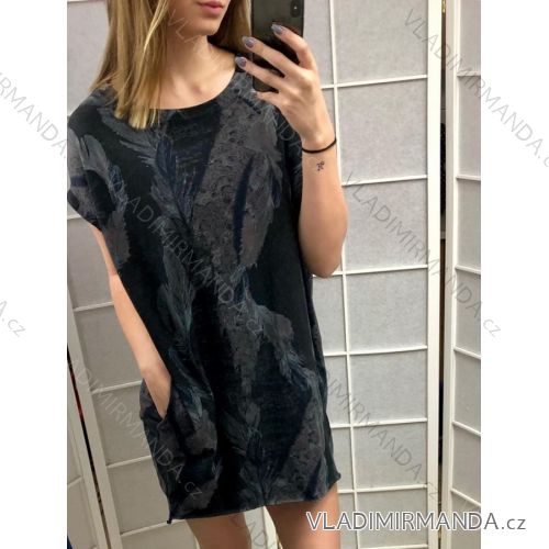 Šaty krátky rukáv dámska (uni m / l) Taliansko MÓDA IM719077