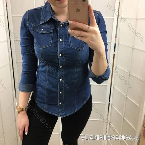 Košeľa riflová dámska (xs-2xl) Gourde MA119RE-5208