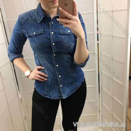 Košeľa riflová dámska (xs-2xl) Gourde MA119RE-5199