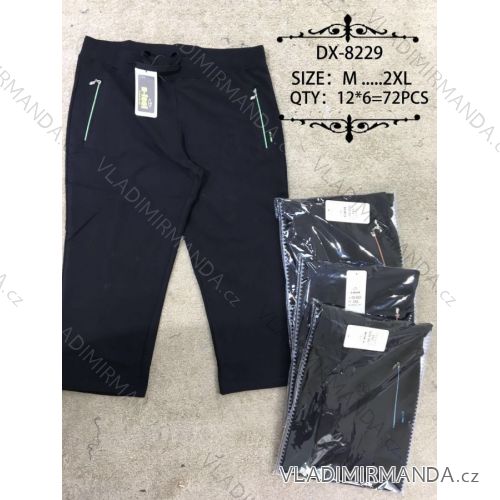 Tepláky 3/4 krátke dámske (m-2xl) N-FEEL DX-8229