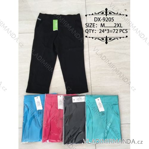 Tepláky 3/4 krátke dámske (m-2xl) N-FEEL DX-9205