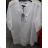 Košele tunika dlhý rukáv dámska (uni xl-3XL) Taliansko MÓDA IM719024