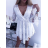 Šaty krajkové krátke dámske (uni s / m) Talianska MODA IM919368