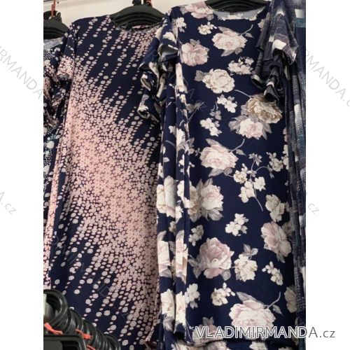 Šaty dámske krátky rukáv (M-3XL) POĽSKÁ MÓDA PM119097