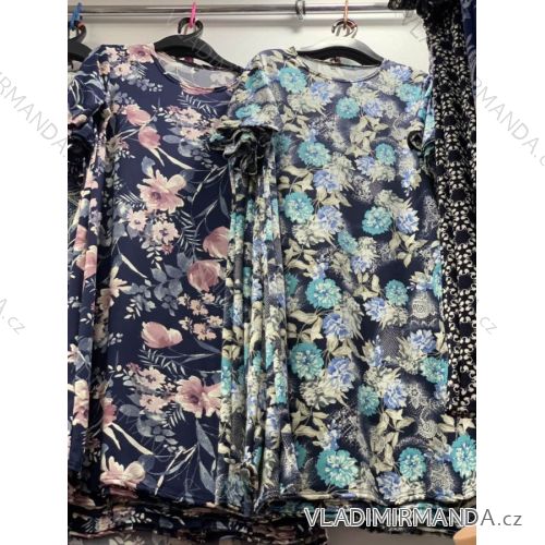Šaty dámske krátky rukáv (M-3XL) POĽSKÁ MÓDA PM119101