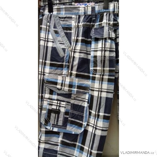 Nohavice 3/4 krátke pánske nadrozmerné (xl-5XL) Batya BAT19QNAM-3/4-CARO-MAX