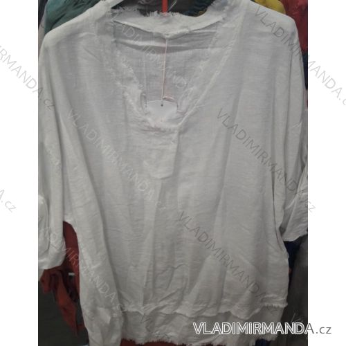Košeľa blúzka tunika 3/4 dlhý rukáv dámske (uni s / m) Talianska MODA IM519241935