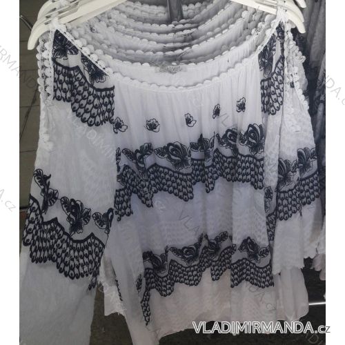 Košele tunika dlhý rukáv dámska (uni m / l) Taliansko MÓDA IM719185