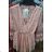 Šaty krajkové krátke dámske (uni s / m) Talianska MODA IM919368