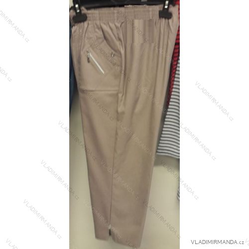 Nohavice 3/4 krátke plátené dámské nadrozmerné (l-4XL) Batya BAT19003
