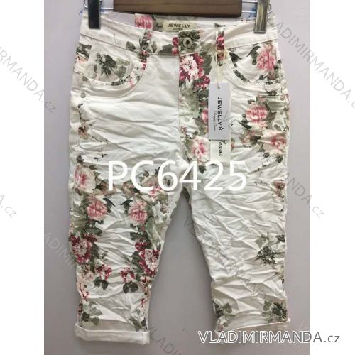 Nohavice 3/4 dámske (xs-xl) Jewell LEXXURY MA519PC6425