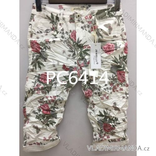 Nohavice 3/4 dámske (xs-xl) Jewell LEXXURY MA519PC6414