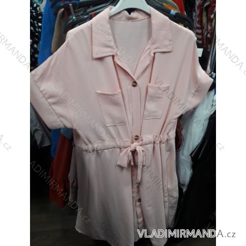 Šaty košeľové letné dámske (uni s / m) Taliansko MÓDA IM919668