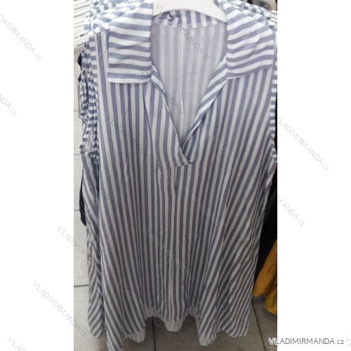 Šaty letné košeľové dámske prúžok (uni s / m) TALIANSKA MODA IM719667