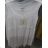 Tričko tunika bez rukávov dámska (uni xl-3XL) TALIANSKÁ MÓDA IM719686