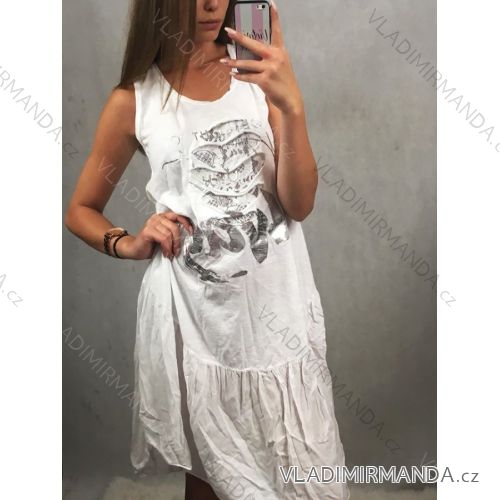 Šaty letné dámske na široké ramienka (uni s / m) TALIANSKÁ MÓDA IM9191147