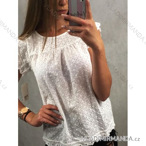 Tunika krátky rukáv dámske (uni s / m) Talianska móda IM9191958