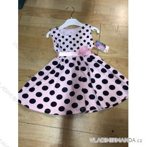 Šaty bez rukávov detské dievčenské (1-5 rokov) TURECKÁ MÓDA TV519036