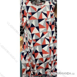 Šaty letné krátky rukáv dámske (L-3XL) POĽSKÁ moda PM119184
