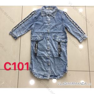 Bunda riflová dlhá dámska (xs-xl) Re-dress MA119101