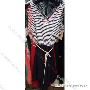 Šaty letní na široká ramínka dámské proužek  (s-xl) ITALSKá MóDA IM619159